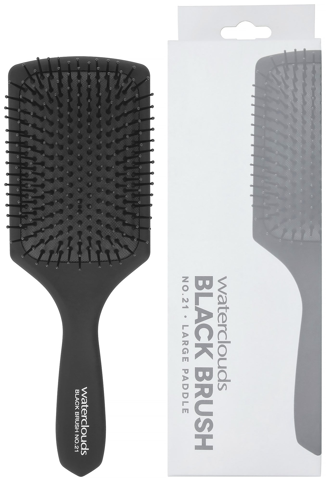 Waterclouds Black Brush No.21 Paddle Brush