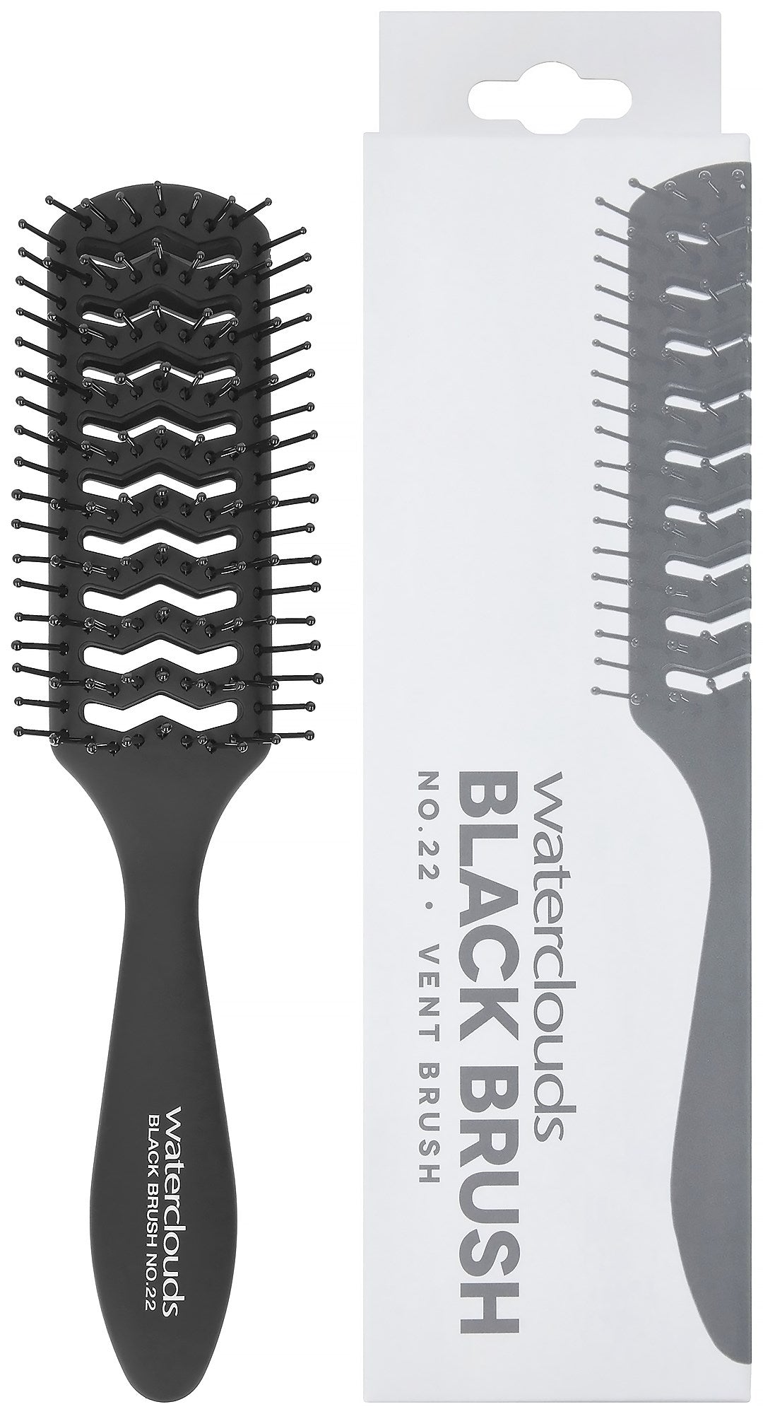Waterclouds Black Brush No.22 Tunnel Vent Brush