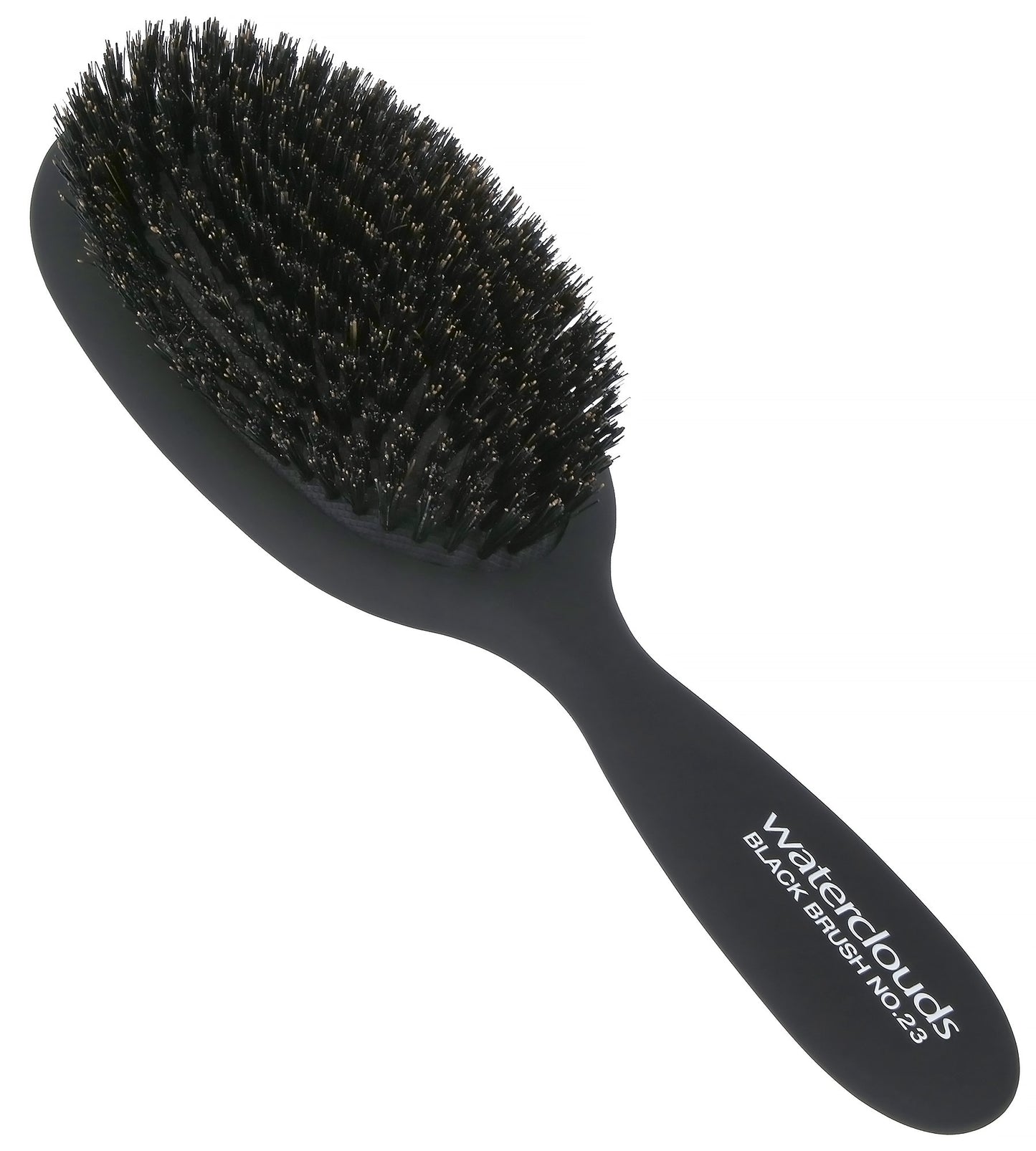 Waterclouds Black Brush No.23 Cushion Brush, Natural Boar Bristles