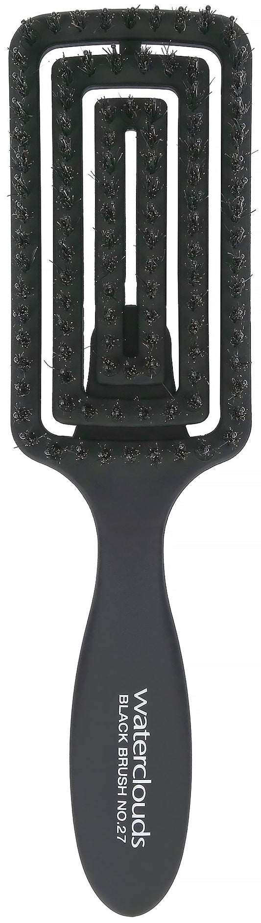 Waterclouds Black Brush 27 Natural Flexi Vent Brush Mini