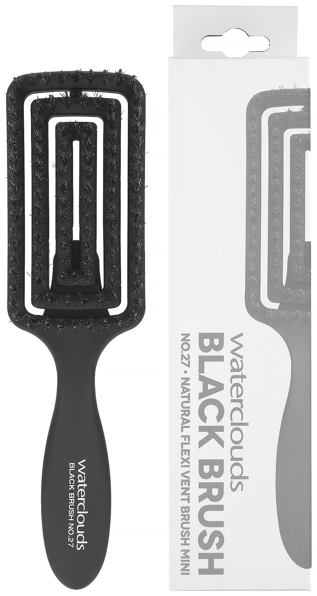 Waterclouds Black Brush 27 Natural Flex Mini