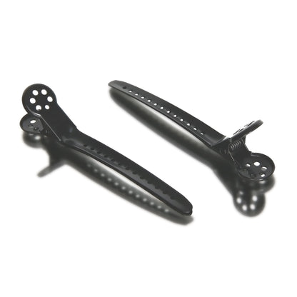Waterclouds Black Brush Styling Clips 2-pack