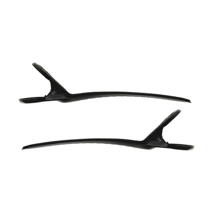 Waterclouds Black Brush Styling Clips 2-pack