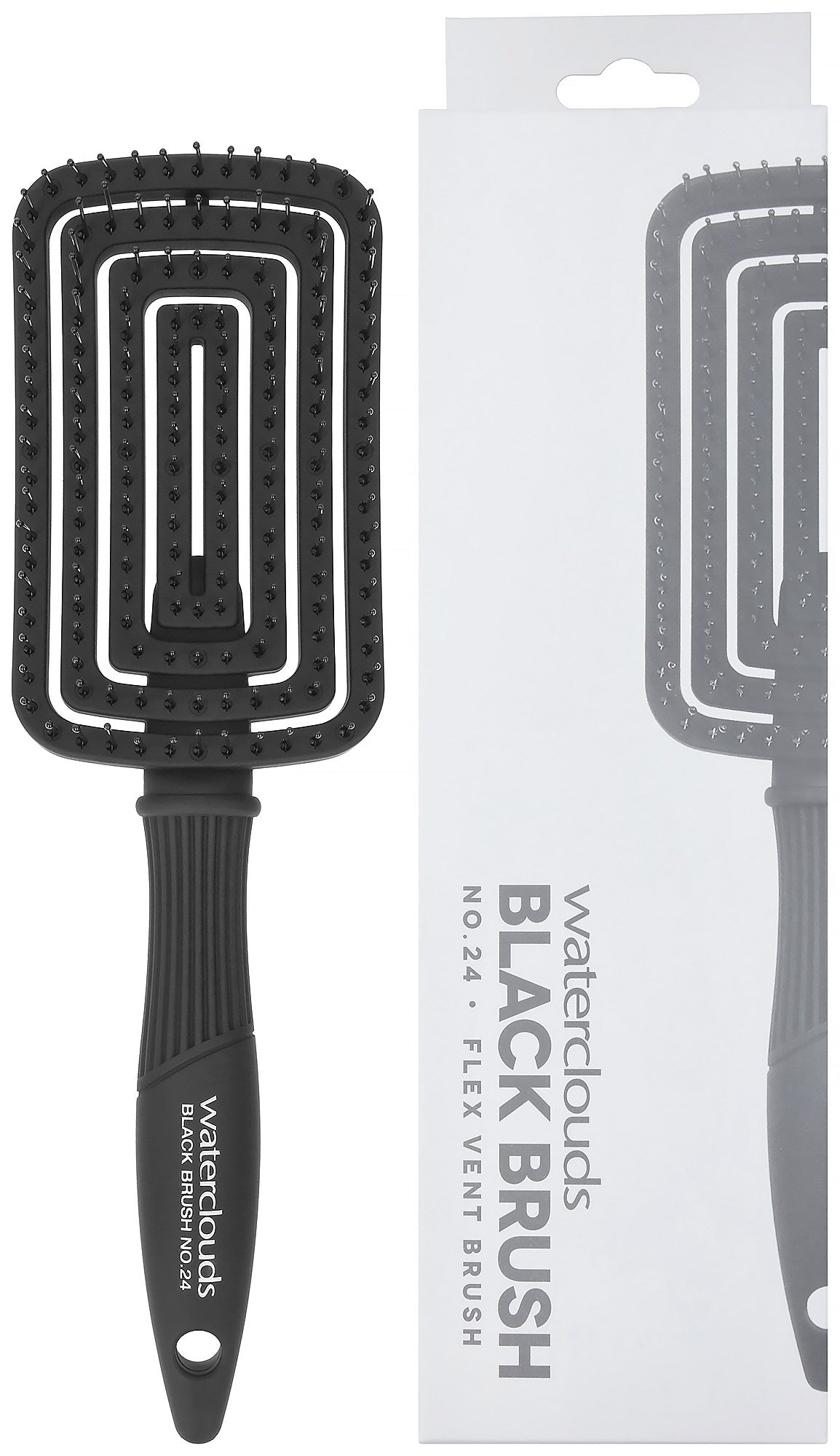 Waterclouds Black Brush No.24 Flexi Vent Brush