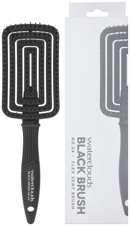 Waterclouds Black Brush No.24 Flexi Vent Brush