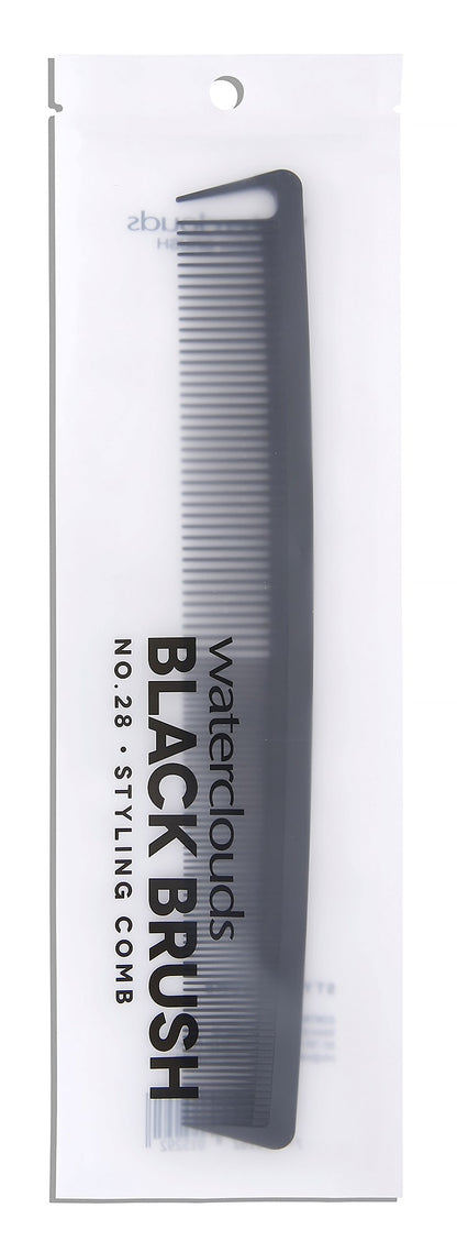 Waterclouds Black Brush No.28 Styling Comb