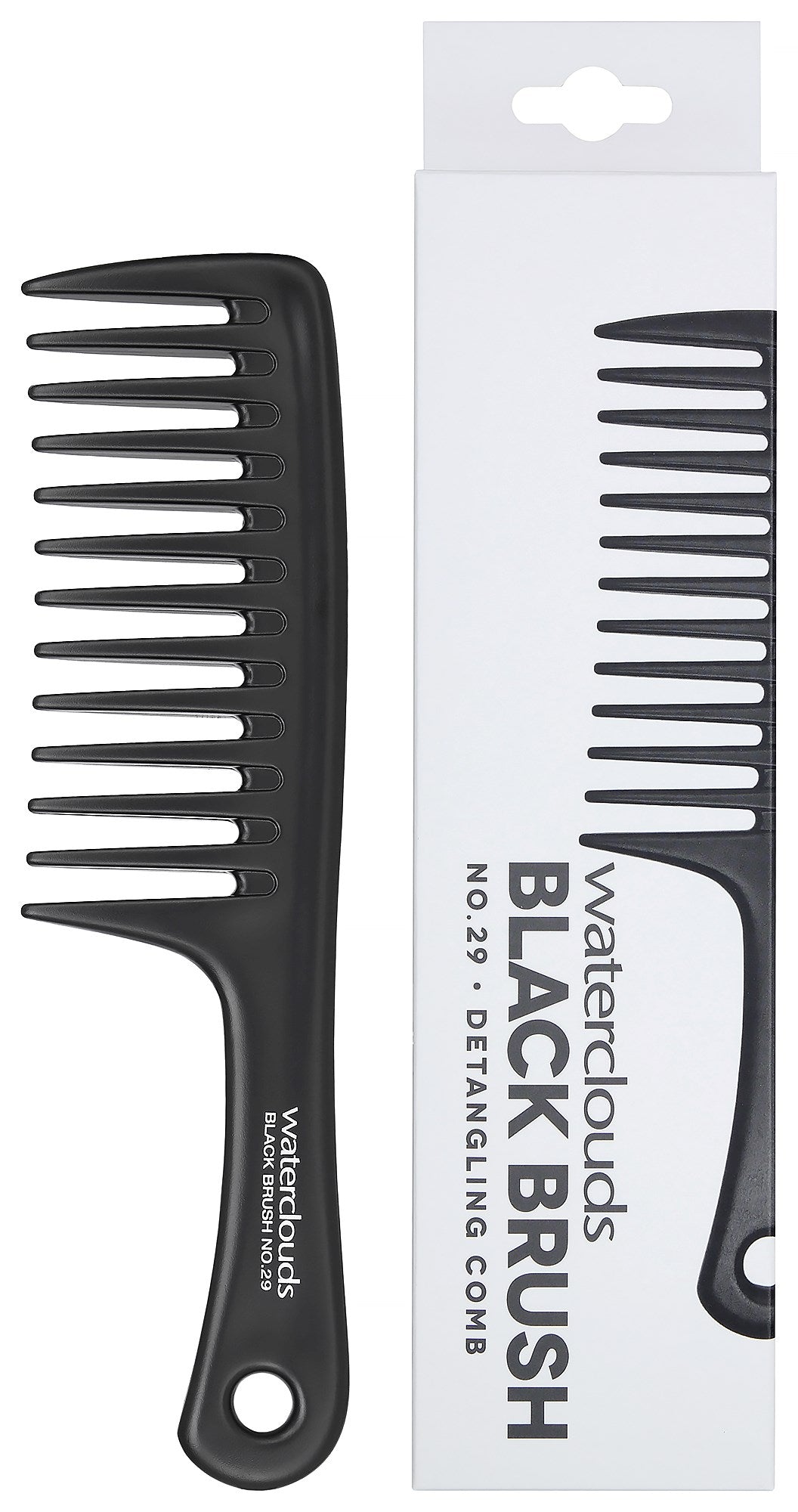 Waterclouds Black Brush No.29 Large Comb