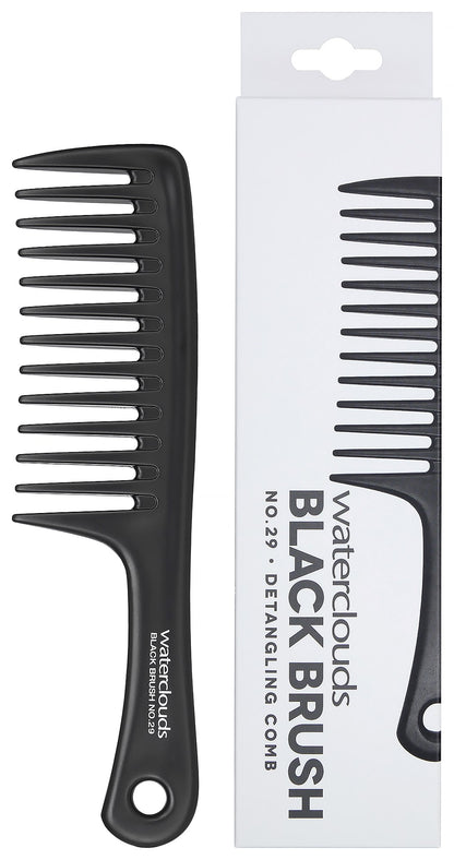 Waterclouds Black Brush No.29 Large Comb
