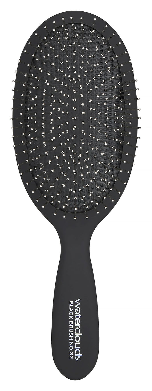Waterclouds Black Brush No.32 Detangling Steel Bristle Brush