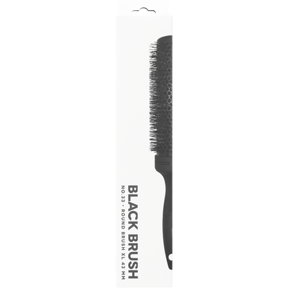 Waterclouds Black Brush No.33 Xtra Long Ceramic Hot Curling Brush 43Ø