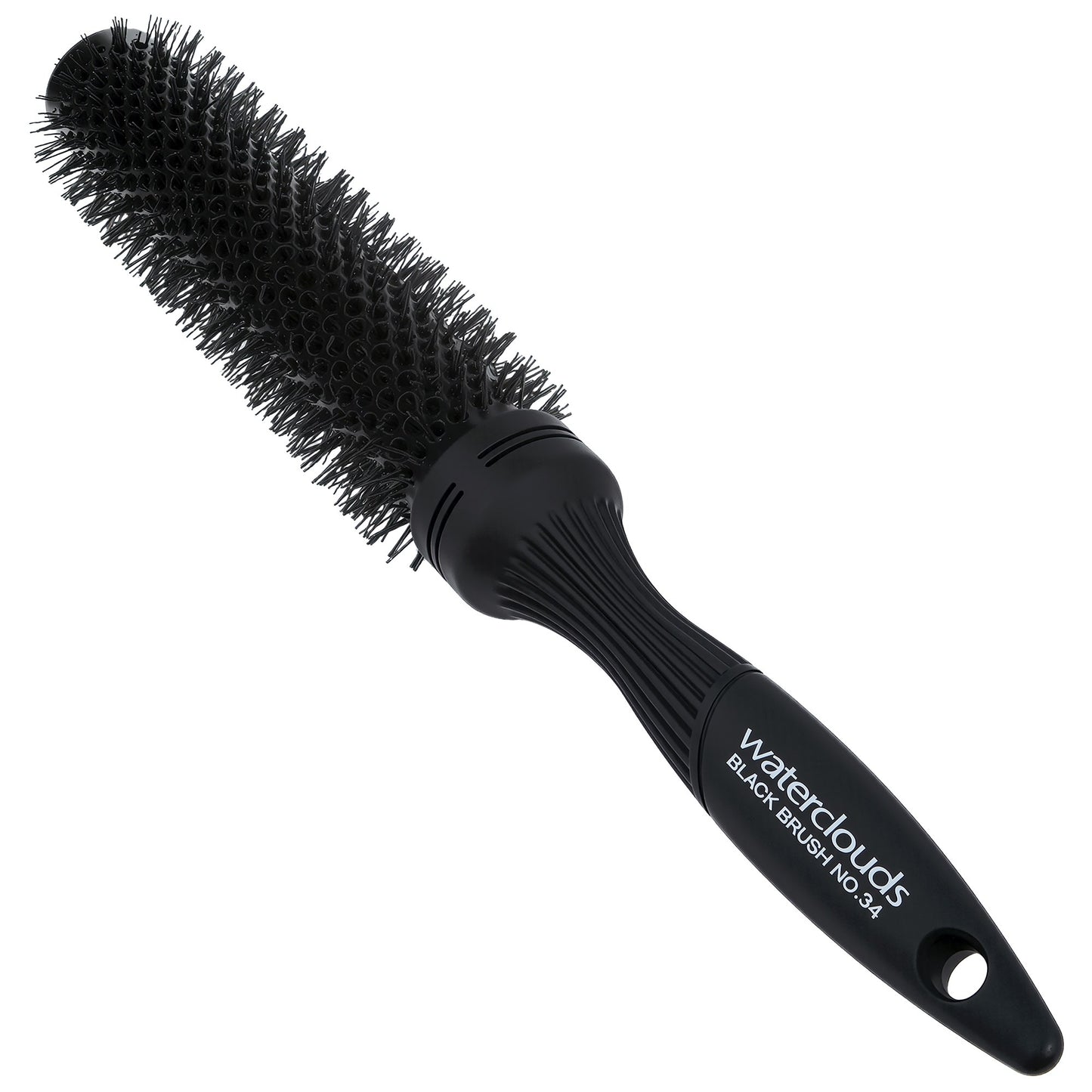 Waterclouds Black Brush No.34 Xtra Long Ceramic Hot Curling Brush 33Ø