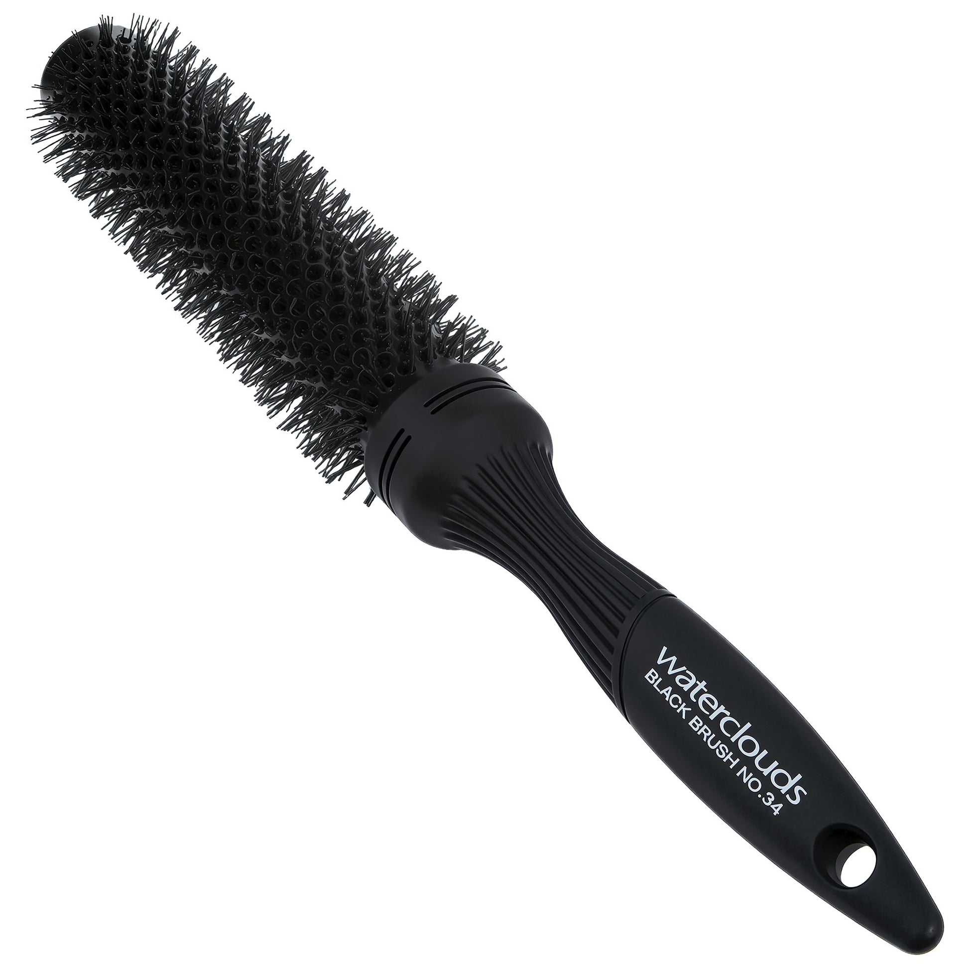 Waterclouds Black Brush No.34 Xtra Long Ceramic Hot Curling Brush 33Ø