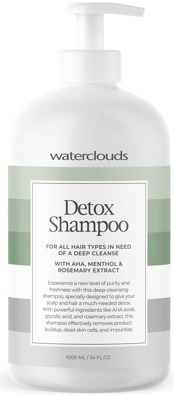 Waterclouds Detox Shampoo 1000ml
