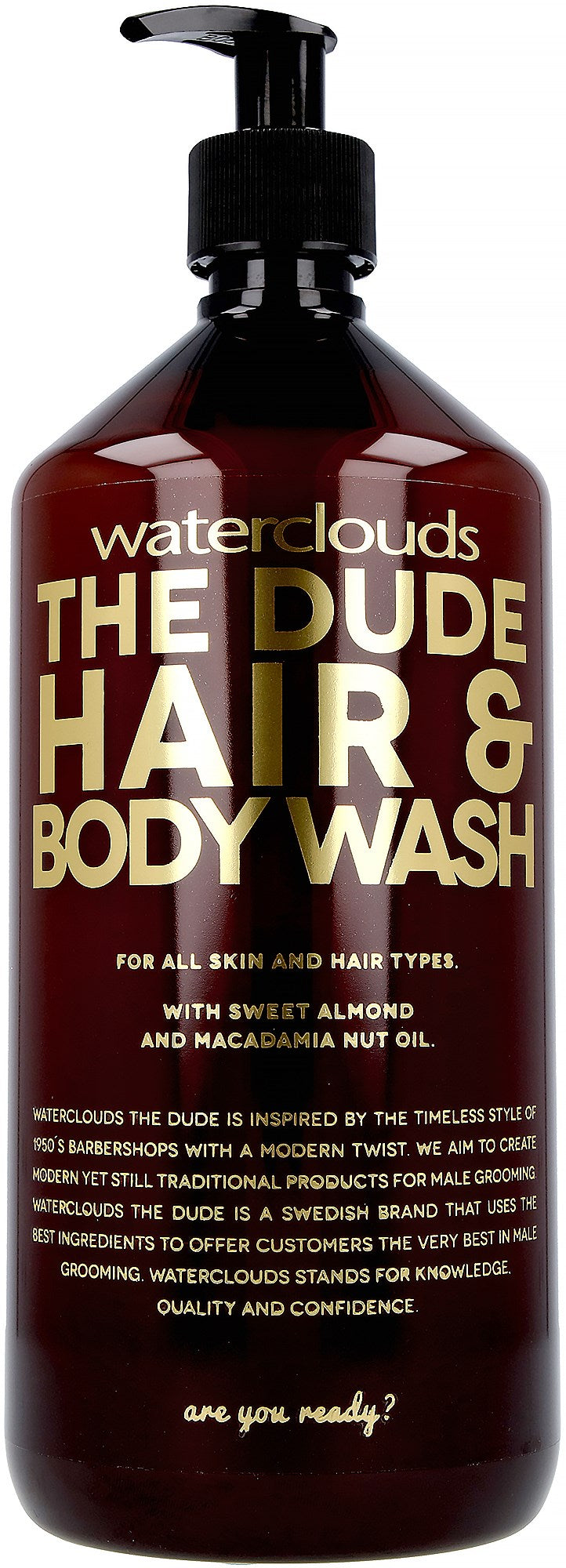 Waterclouds The Dude Hair & Body Wash 1000ml